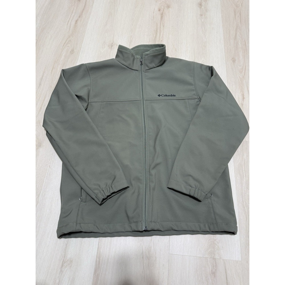 Columbia Bowen Lake Softshell Military Green Color Jacket Size L